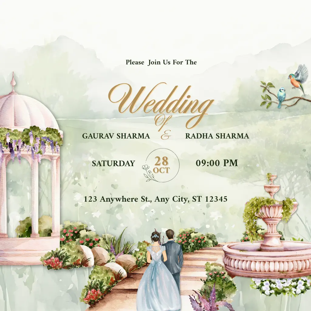 wedding invitation card 1024